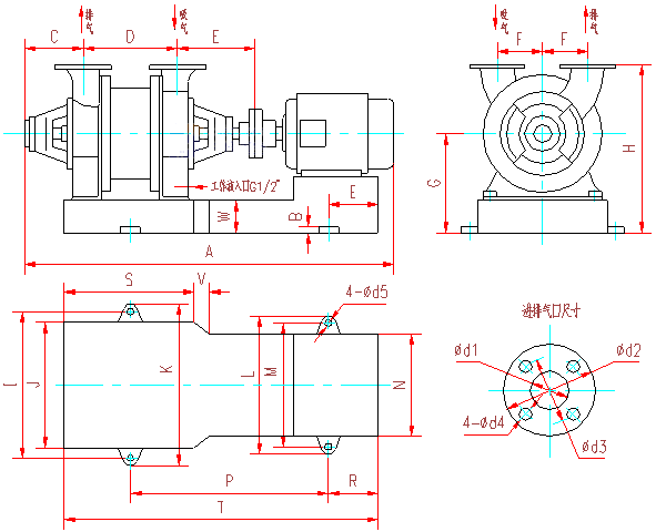 SK1.5/3��ձð�װ�ߴ�ͼ